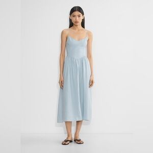 Aritzia Wilfred Influence Linen Maxi Dress